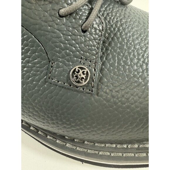 G/FORE Mens Gallivanter Pebble Leather Two Tone Charcoal Golf Shoes Sz 9.5 NWOB - Picture 14 of 14